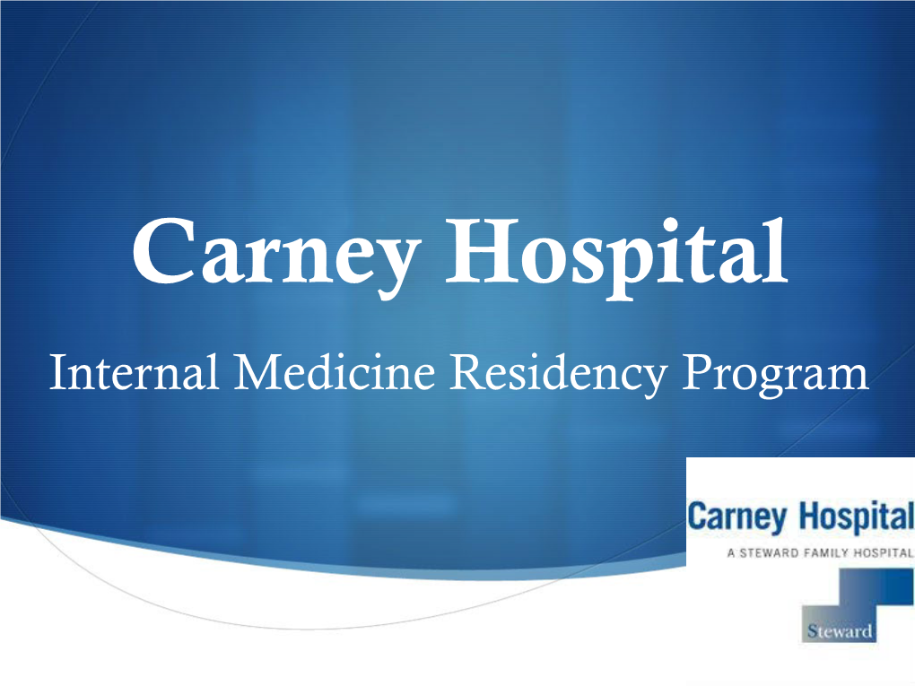 Internal Medicine Residency Program