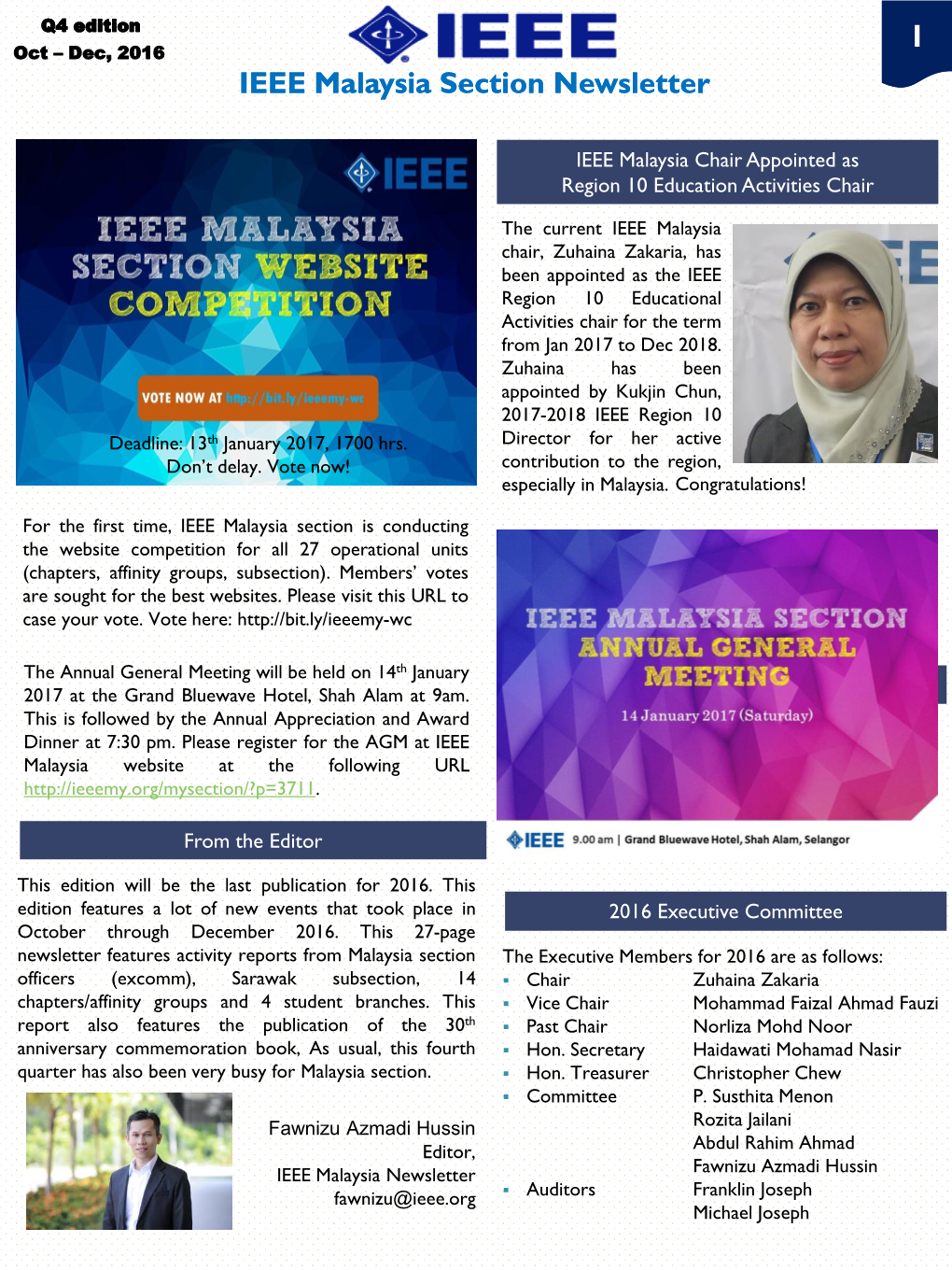 IEEE Malaysia Section Newsletter