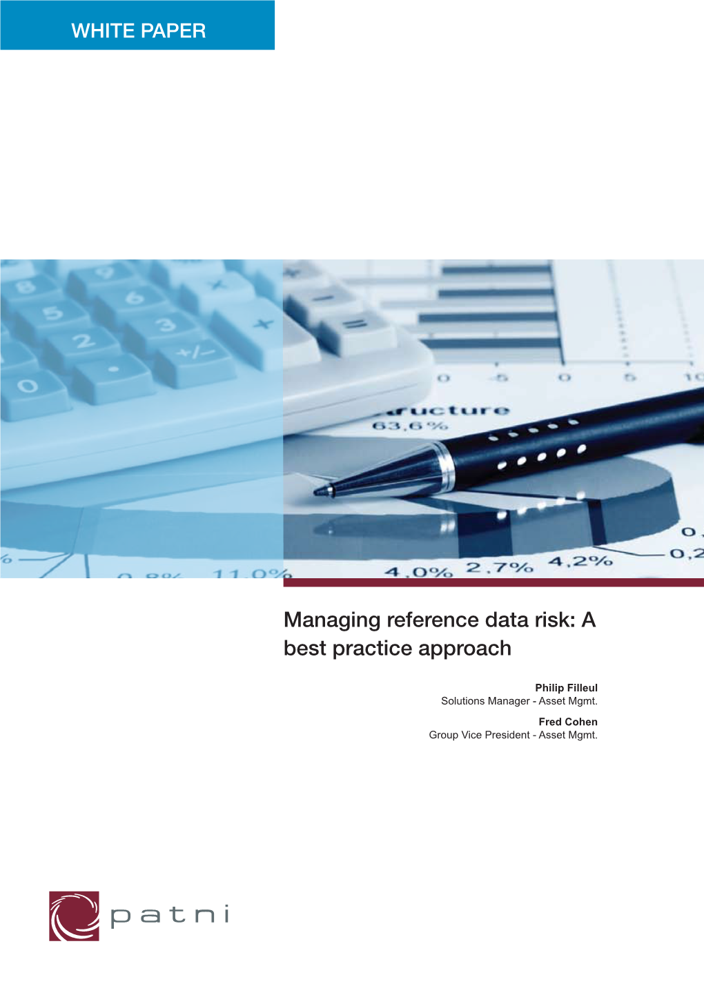 Managing Reference Data Risk: a Best Practice Approach