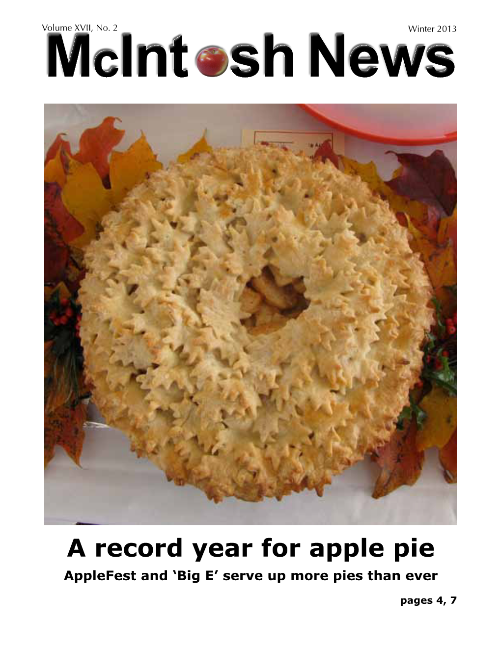 A Record Year for Apple Pie Applefest and ‘Big E’ Serve up More Pies Than Ever