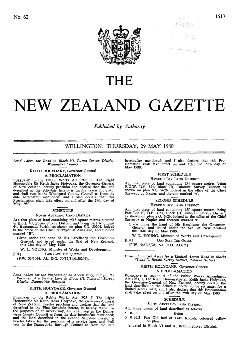 New Zealand Gazette