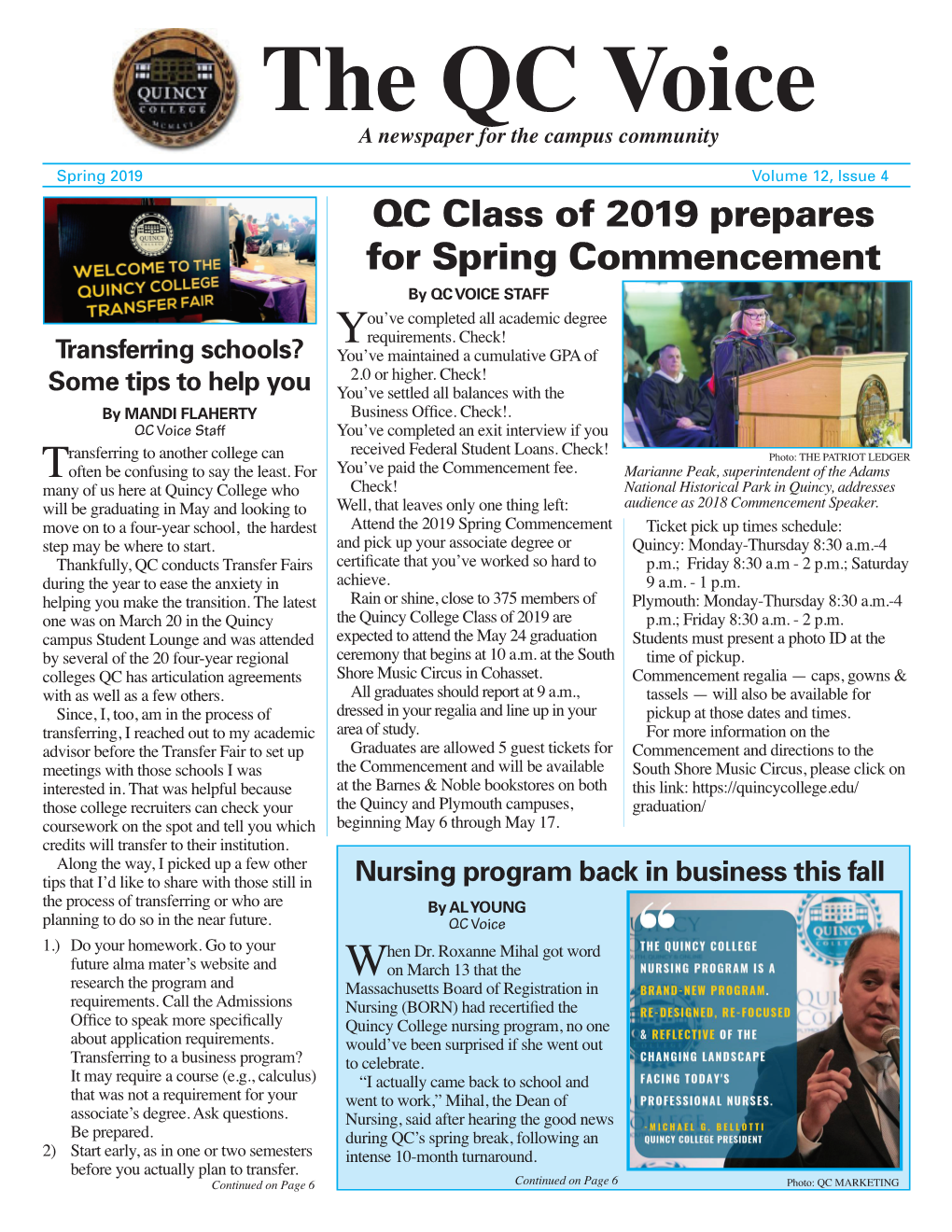 The QC Voice a Newspaper for the Campus Community