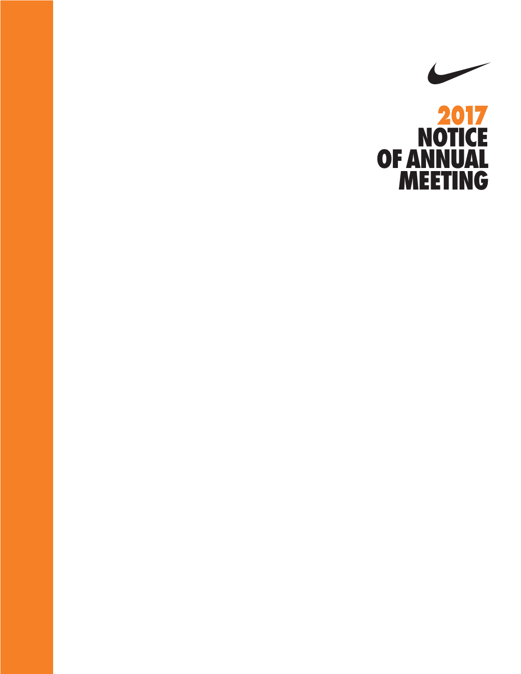 Notice of Annual Meeting of Shareholders