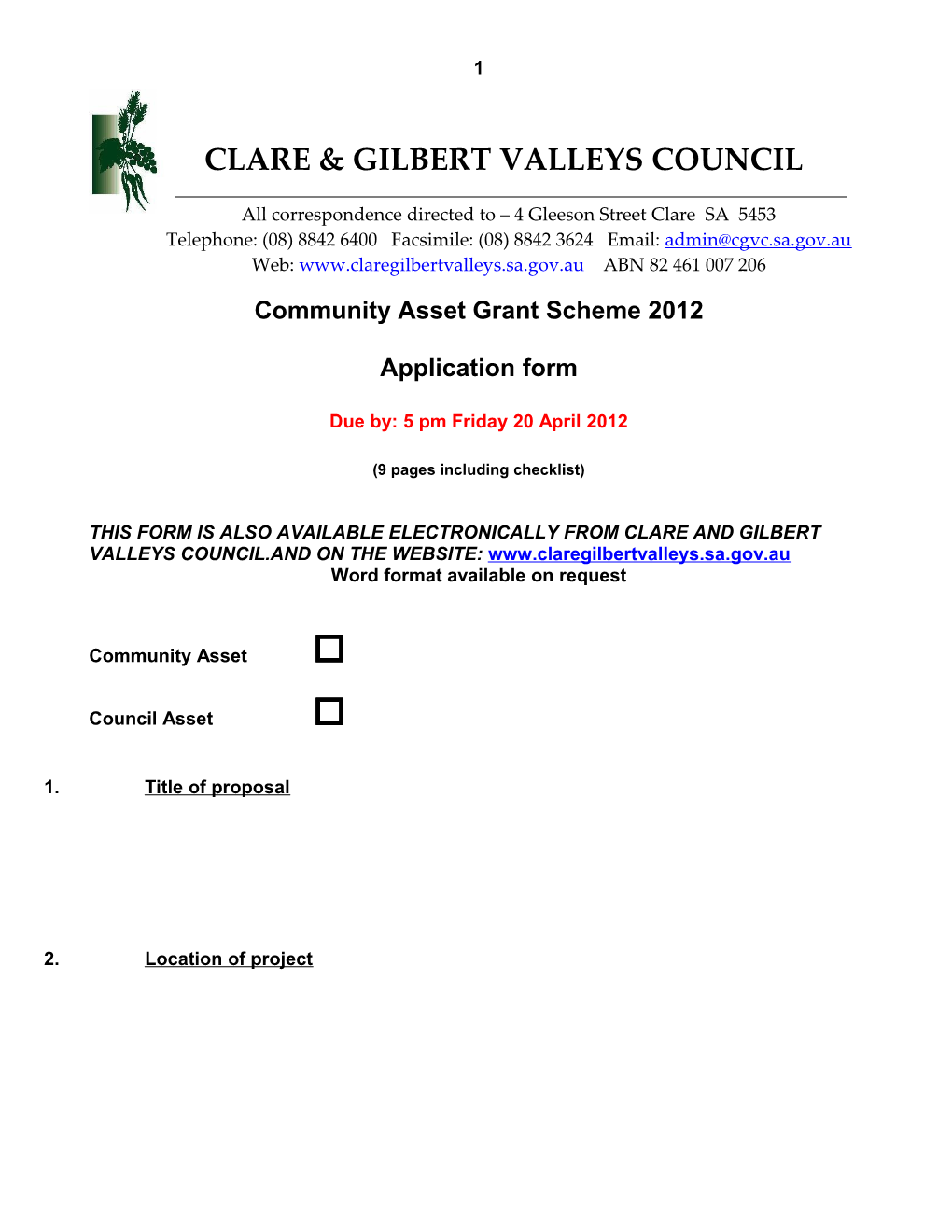 Community Grants Scheme