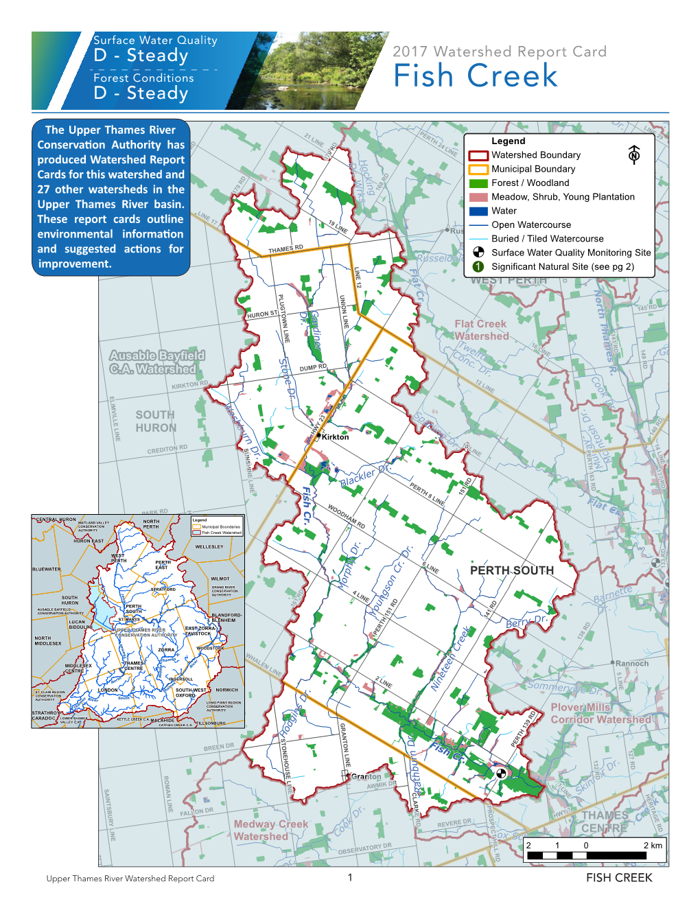 Fish Creek Watershed Report Card 2017