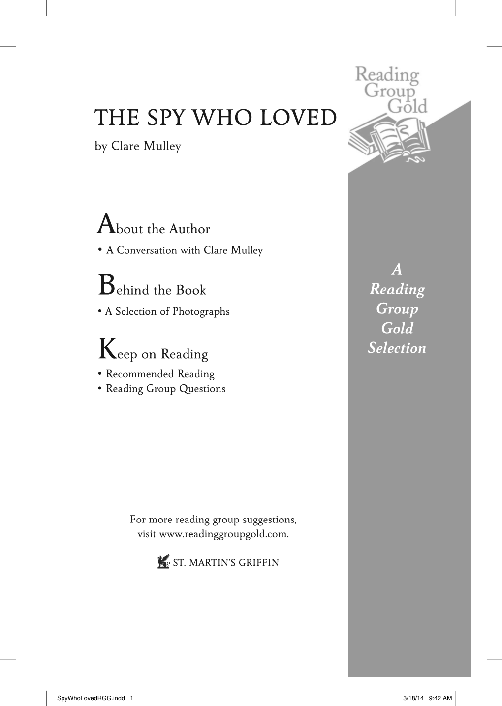 THE SPY WHO LOVED by Clare Mulley