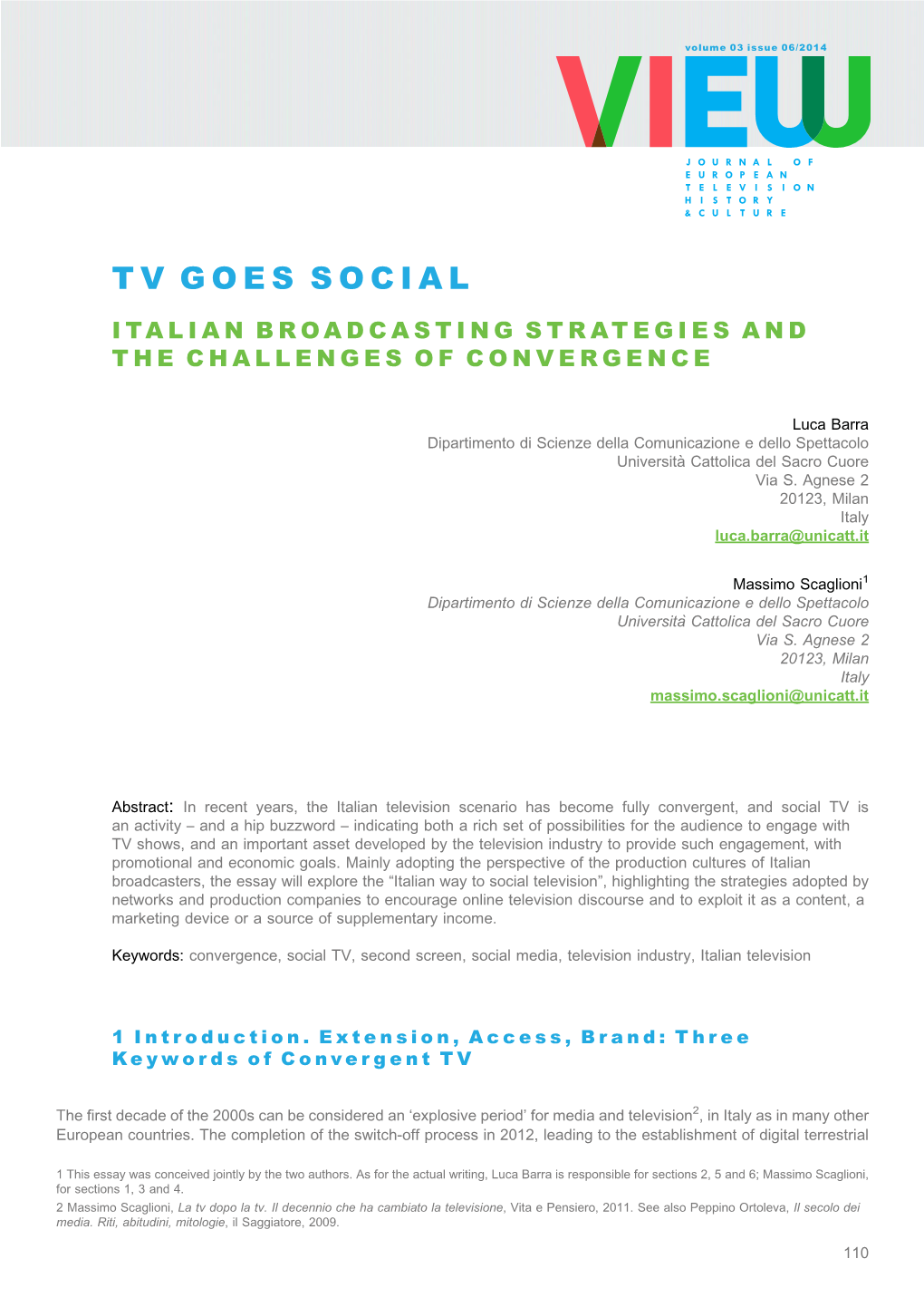 Tv Goes Social