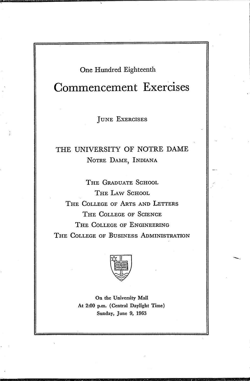 1963-06-09 Commencement.Pdf