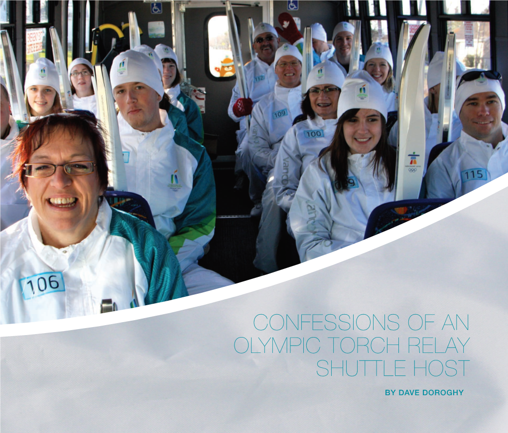 Confessions of an Olympic Torch Relay Shuttle Host