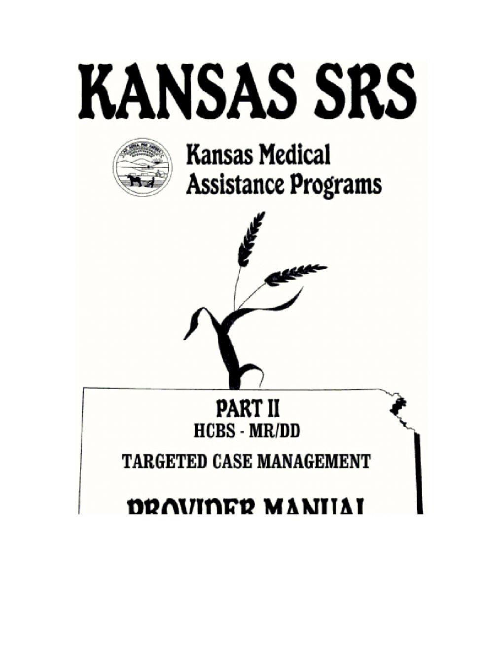 Mr/Dd Targeted Case Management Provider Manual