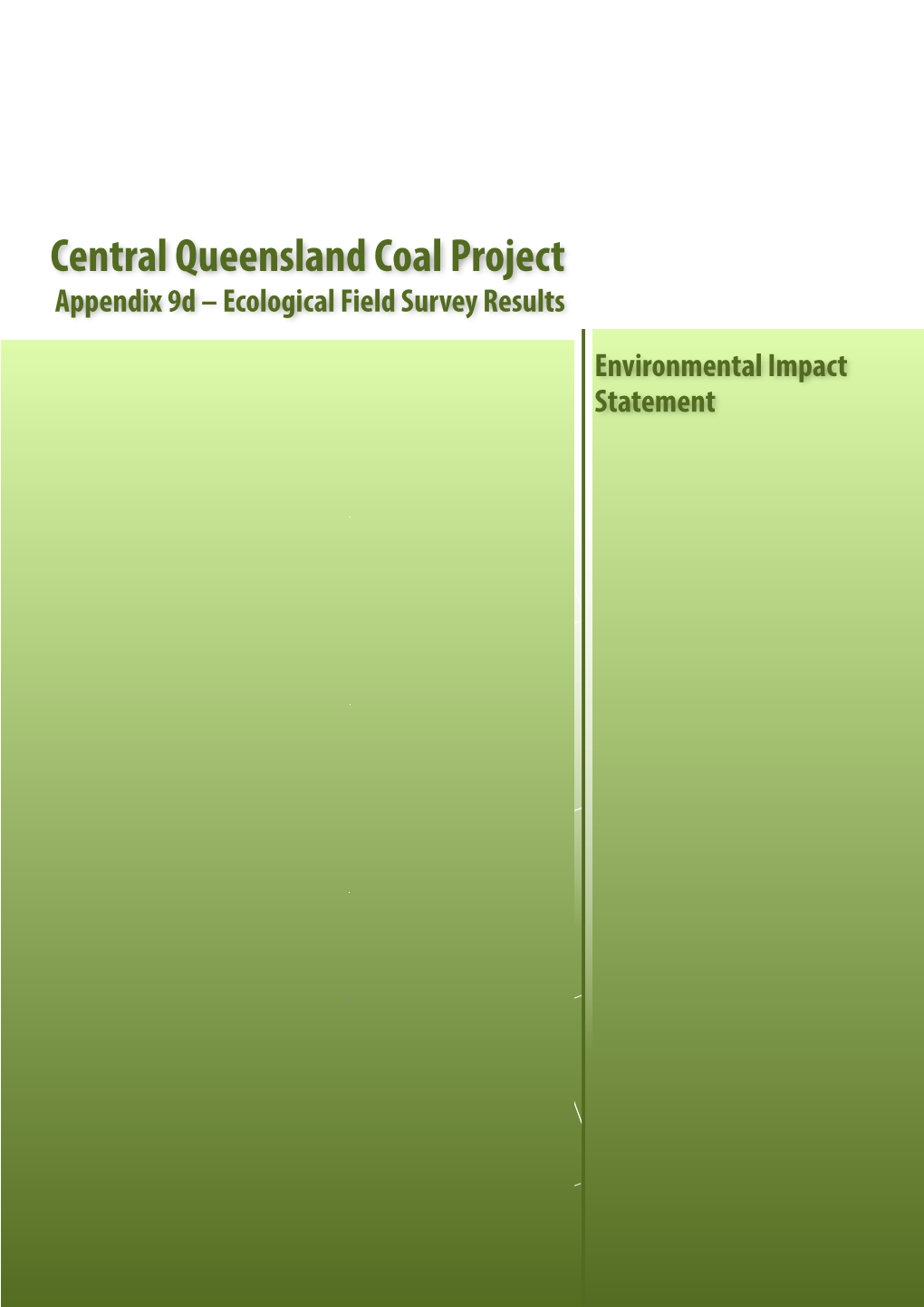 A9d Ecological Field Survey Results