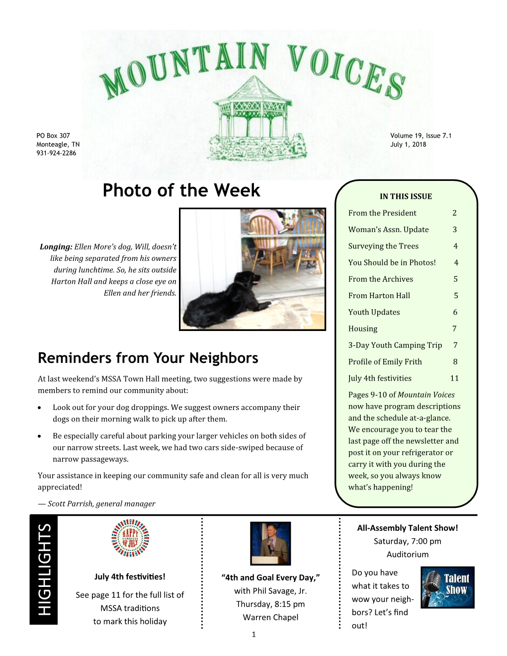 Photo of the Week in THIS ISSUE