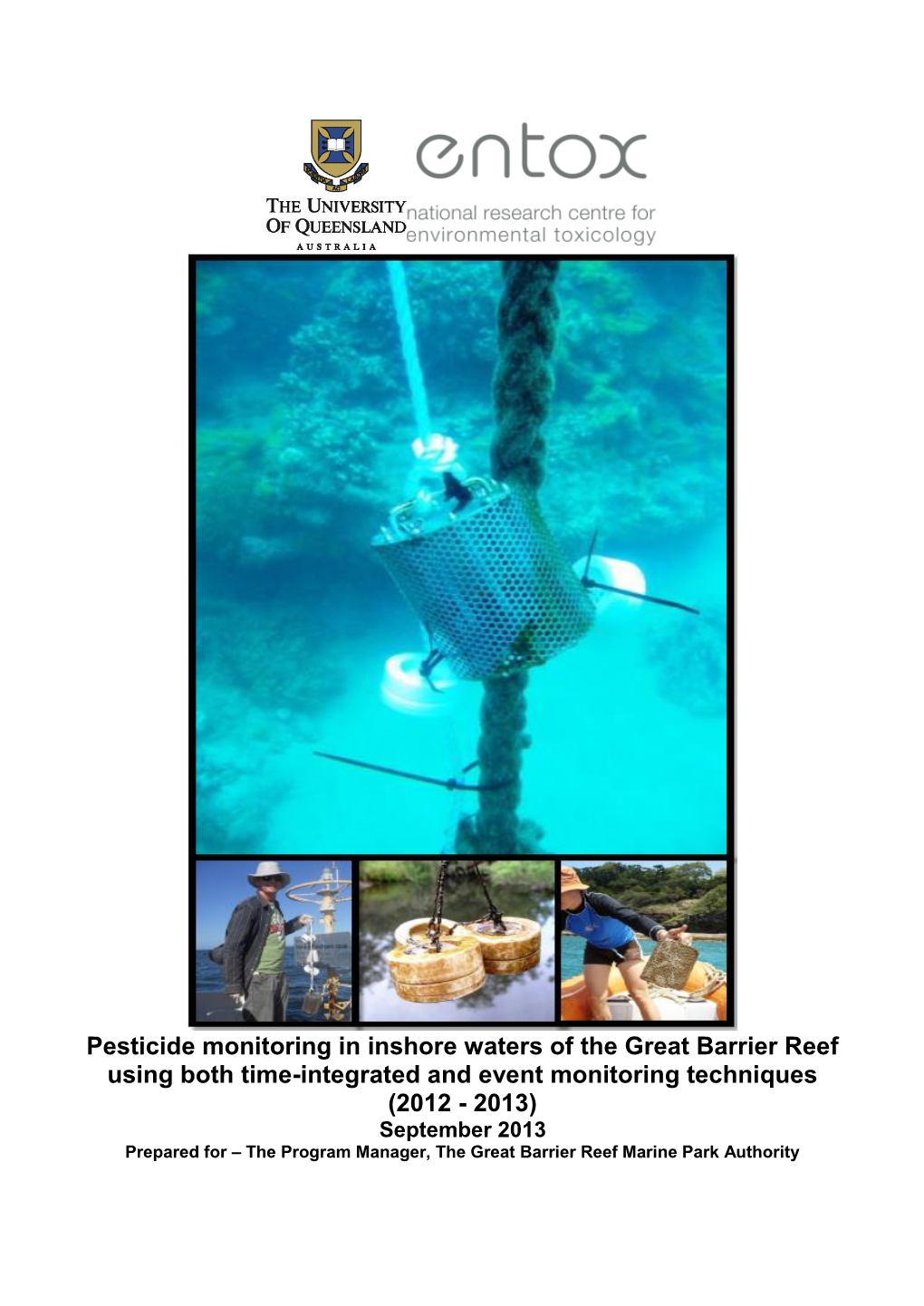 Pesticide Monitoring in Inshore Waters of the Great
