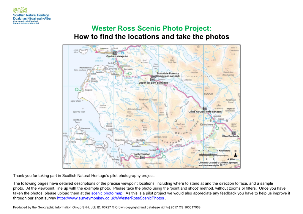 Wester Ross Scenic Photo Project: How to Find the Locations and Take the Photos