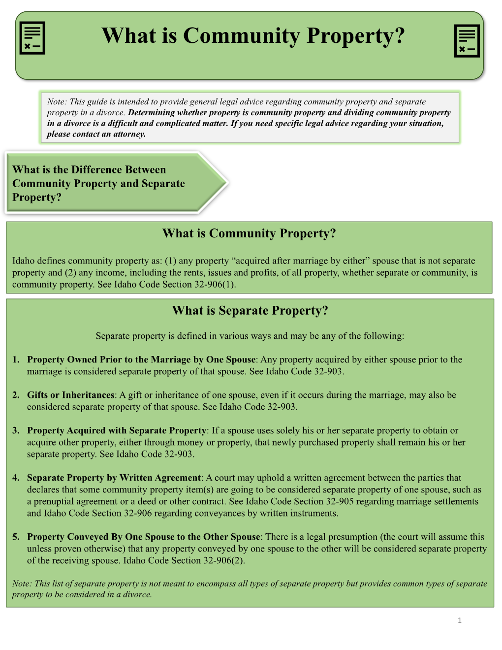 What Is Community Property?