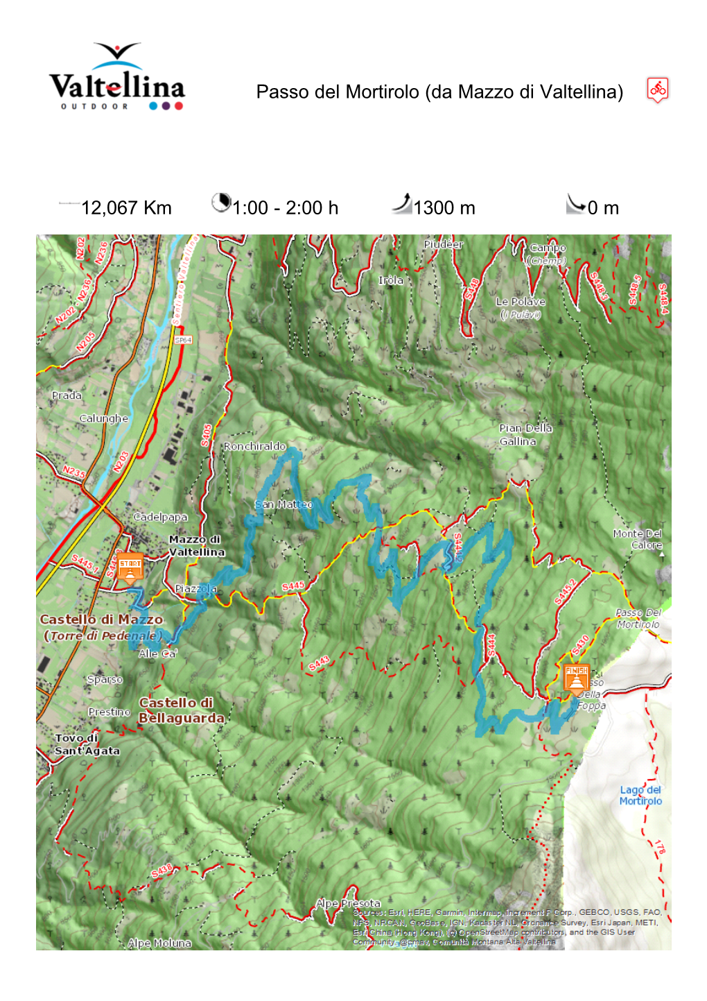 Passo Del Mortirolo (Da Mazzo Di Valtellina)