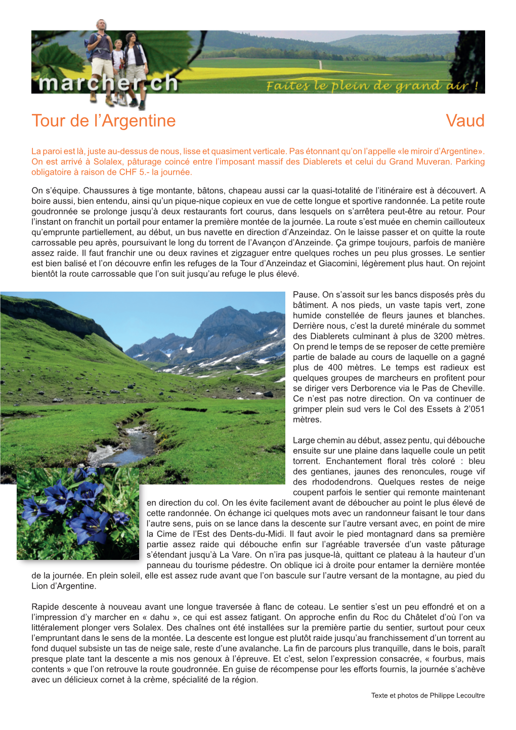 Tour De L'argentine Vaud