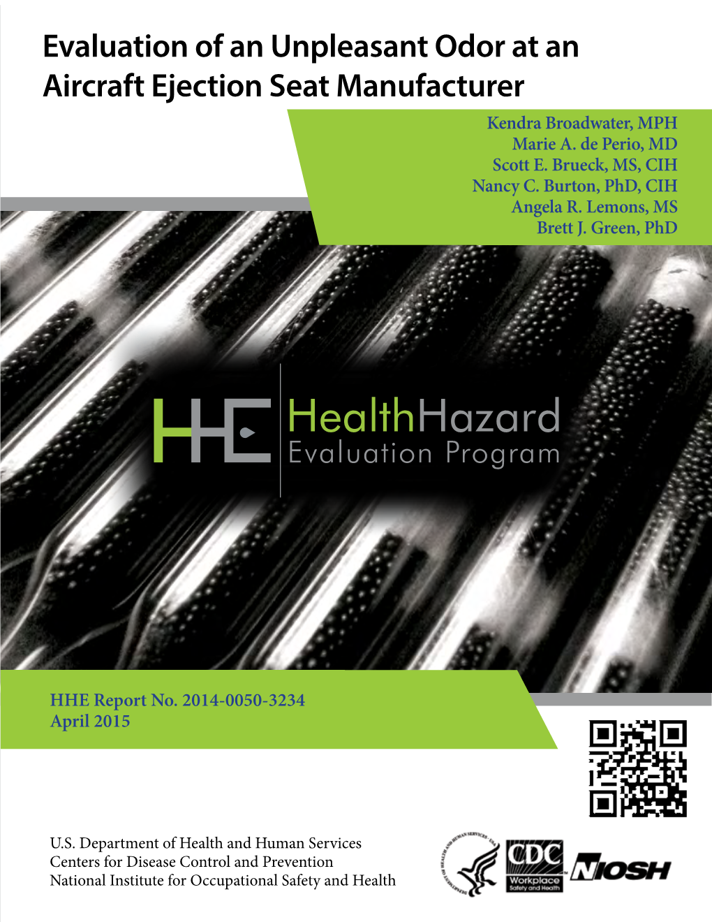 Health Hazard Evaluation Report 2014-0050-3234