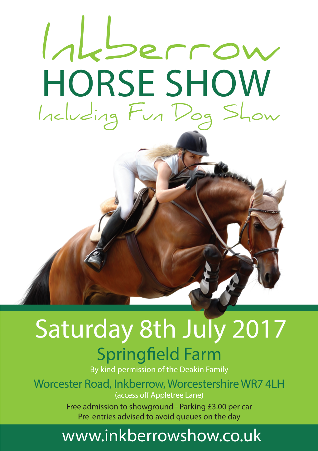 Inkberrow HORSE SHOW Including Fun Dog Show