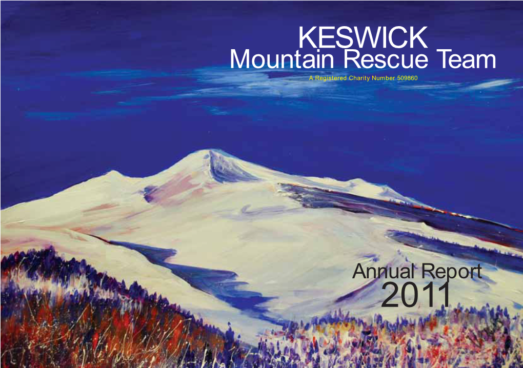 KESWICK Mountain Rescue Team a Registered Charity Number 509860