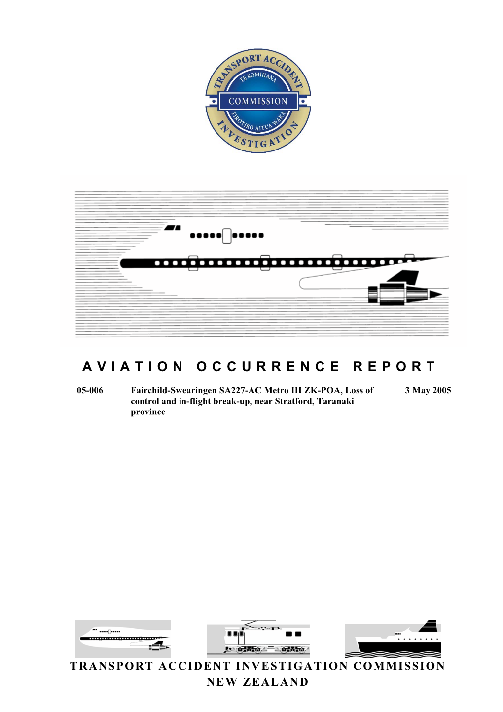 Aviation Occurrence Report