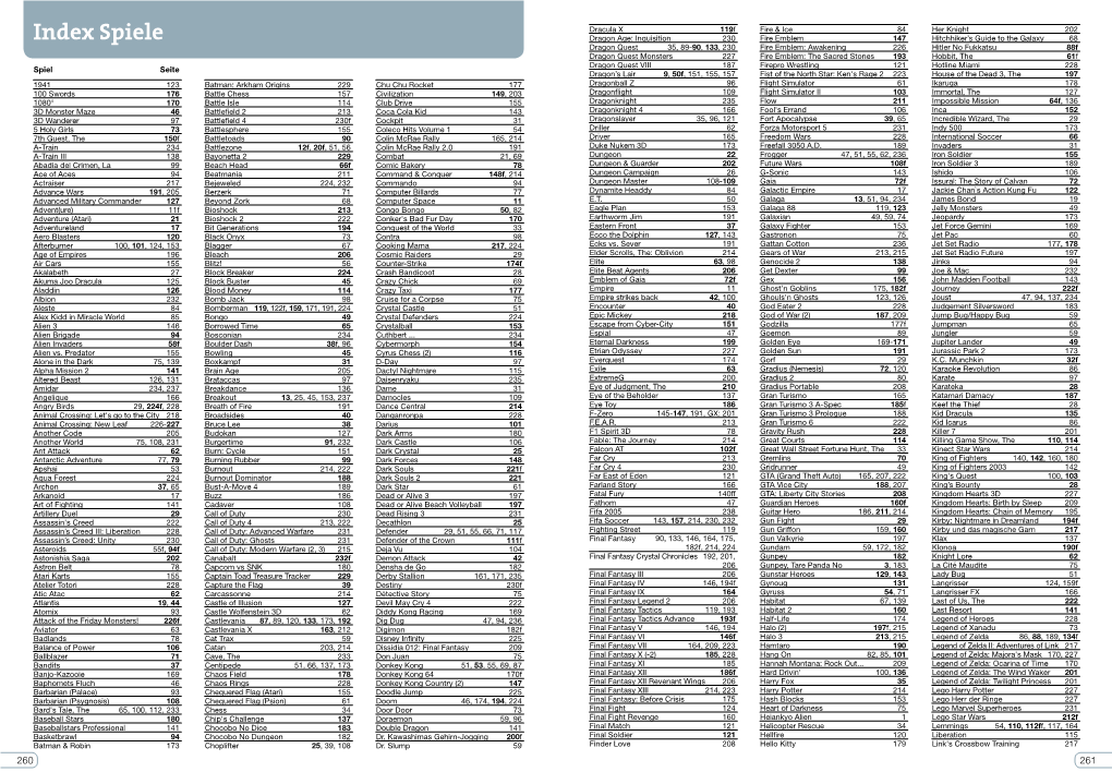 Index Spiele