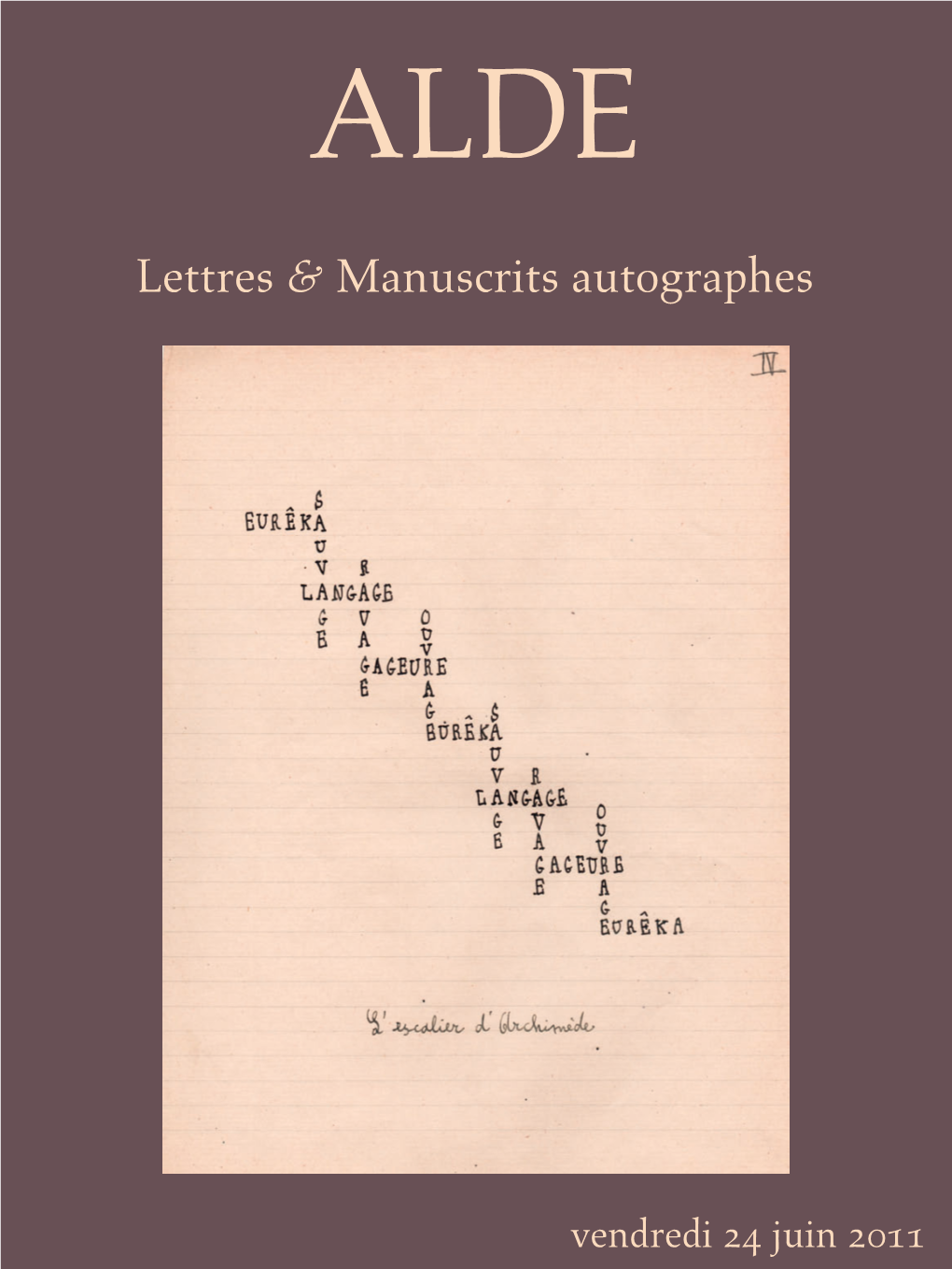 Lettres & Manuscrits Autographes