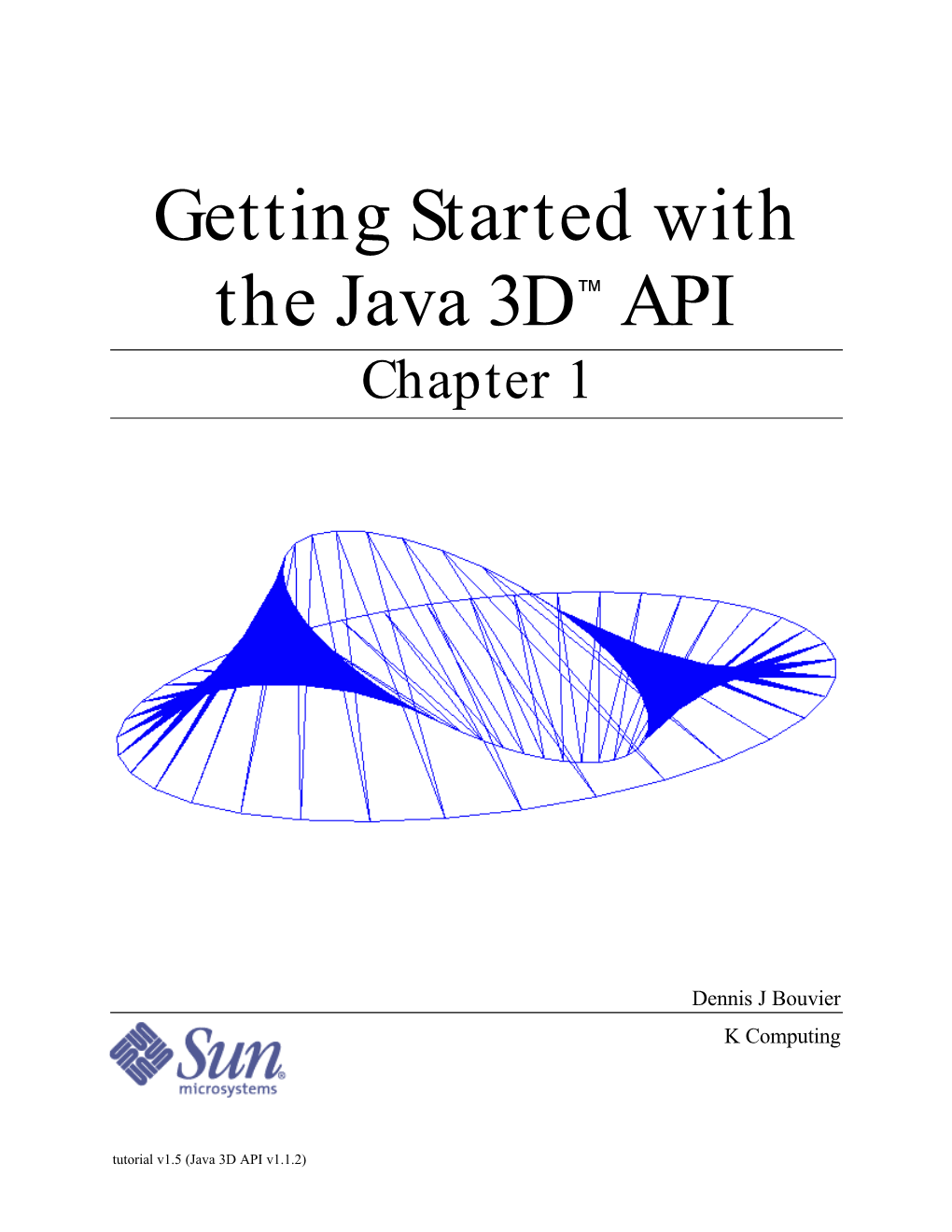 1.2 the Java 3D API