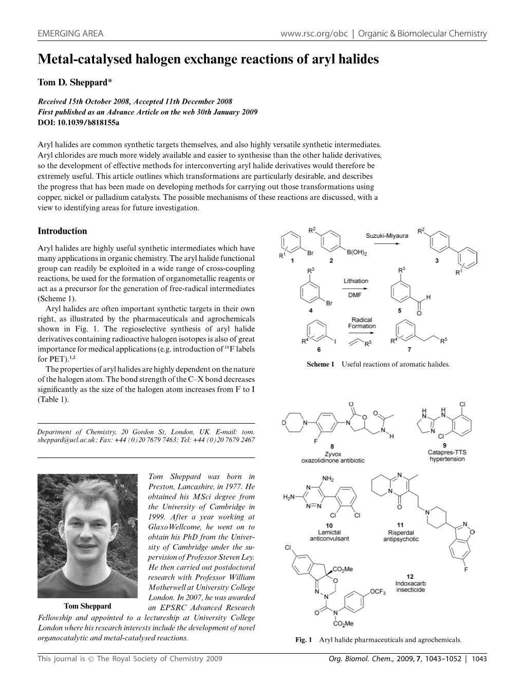 Metal-Catalysed Halogen Exchange Reactions of Aryl Halides