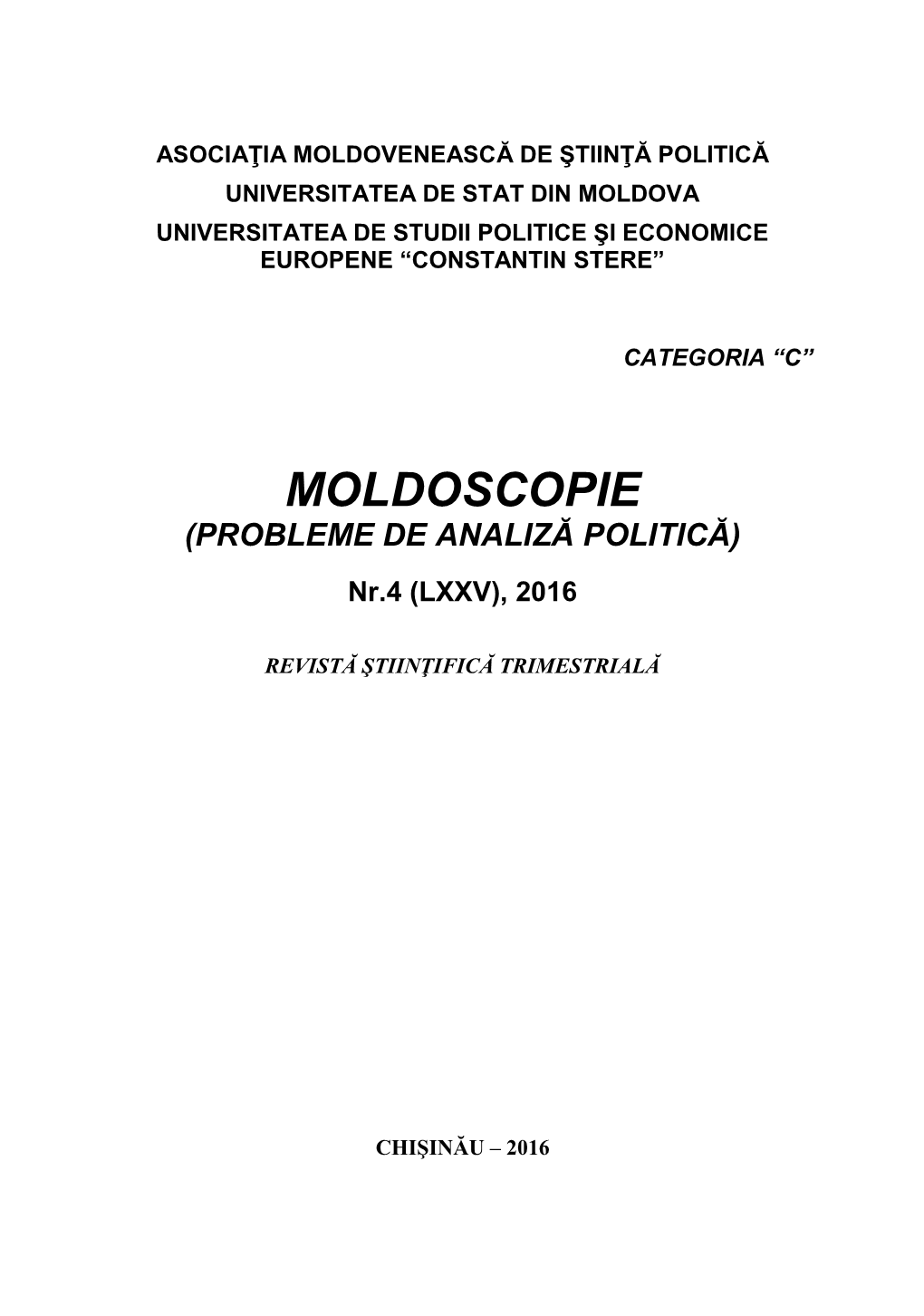 Moldoscopie 2016