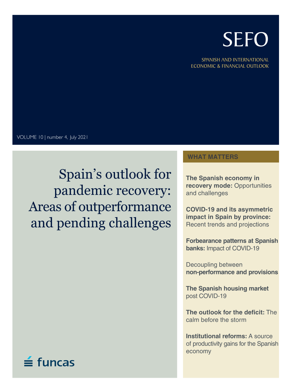 Spain's Outlook for Pandemic Recovery
