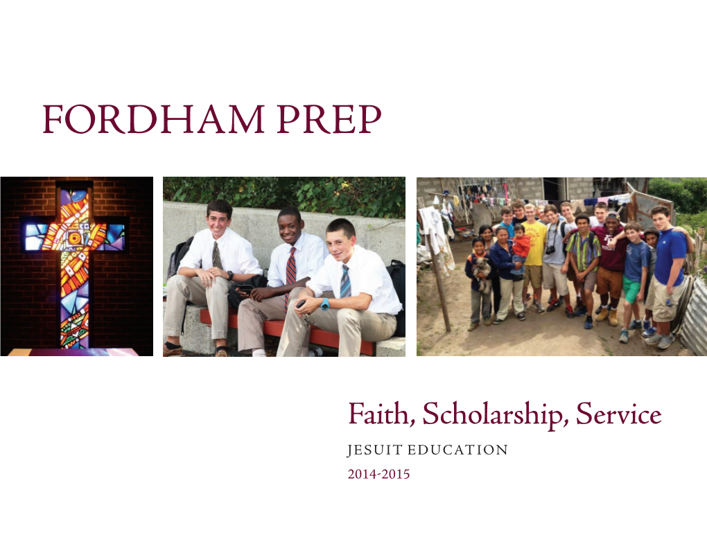 Faith, Scholarship, Service