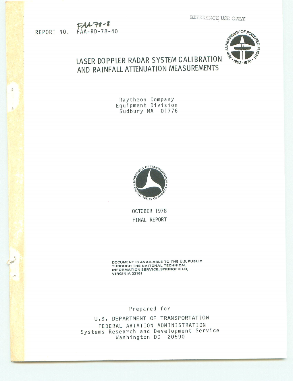 Laser Doppler Radar System Cali Bration and Rainfall Attenuation Measurements