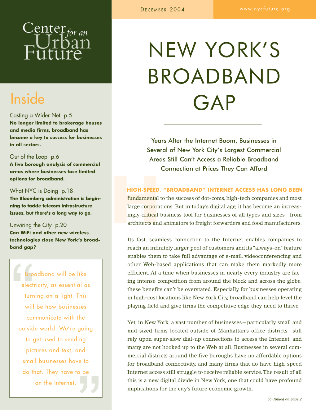 New York's Broadband