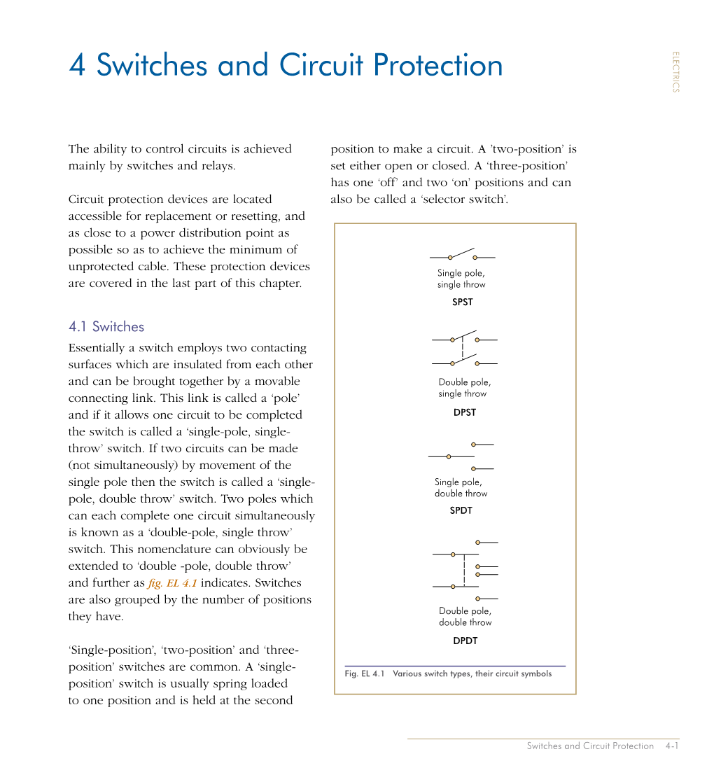 4 Switches and Circuit Protection