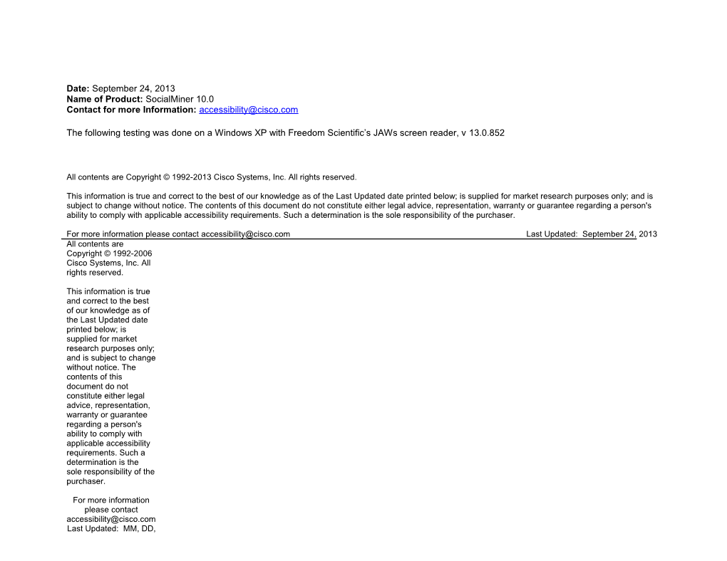 Summary Table - Voluntary Product Accessibility Template s1