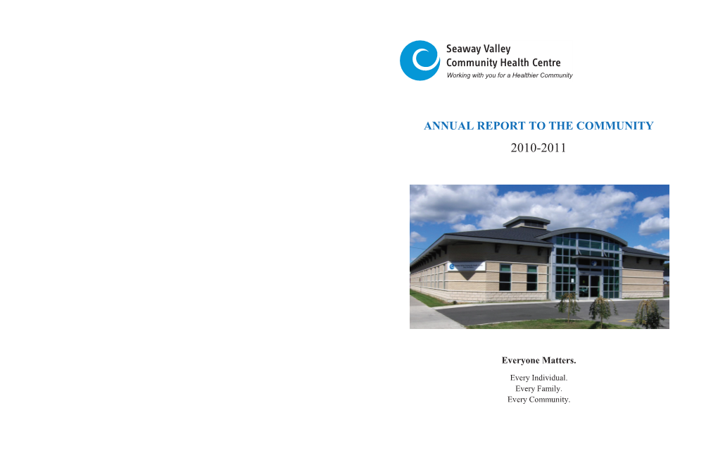 Annual Report 2010 – 2011