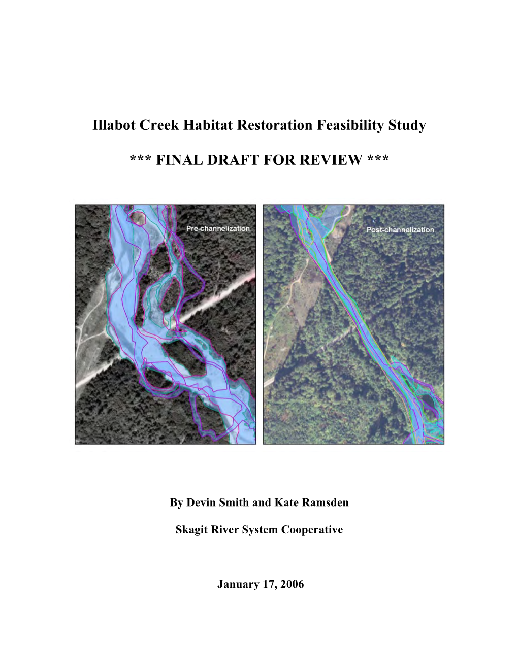 Illabot Creek Habitat Restoration Feasibility Study