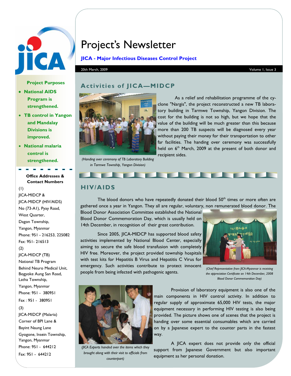 Project's Newsletter
