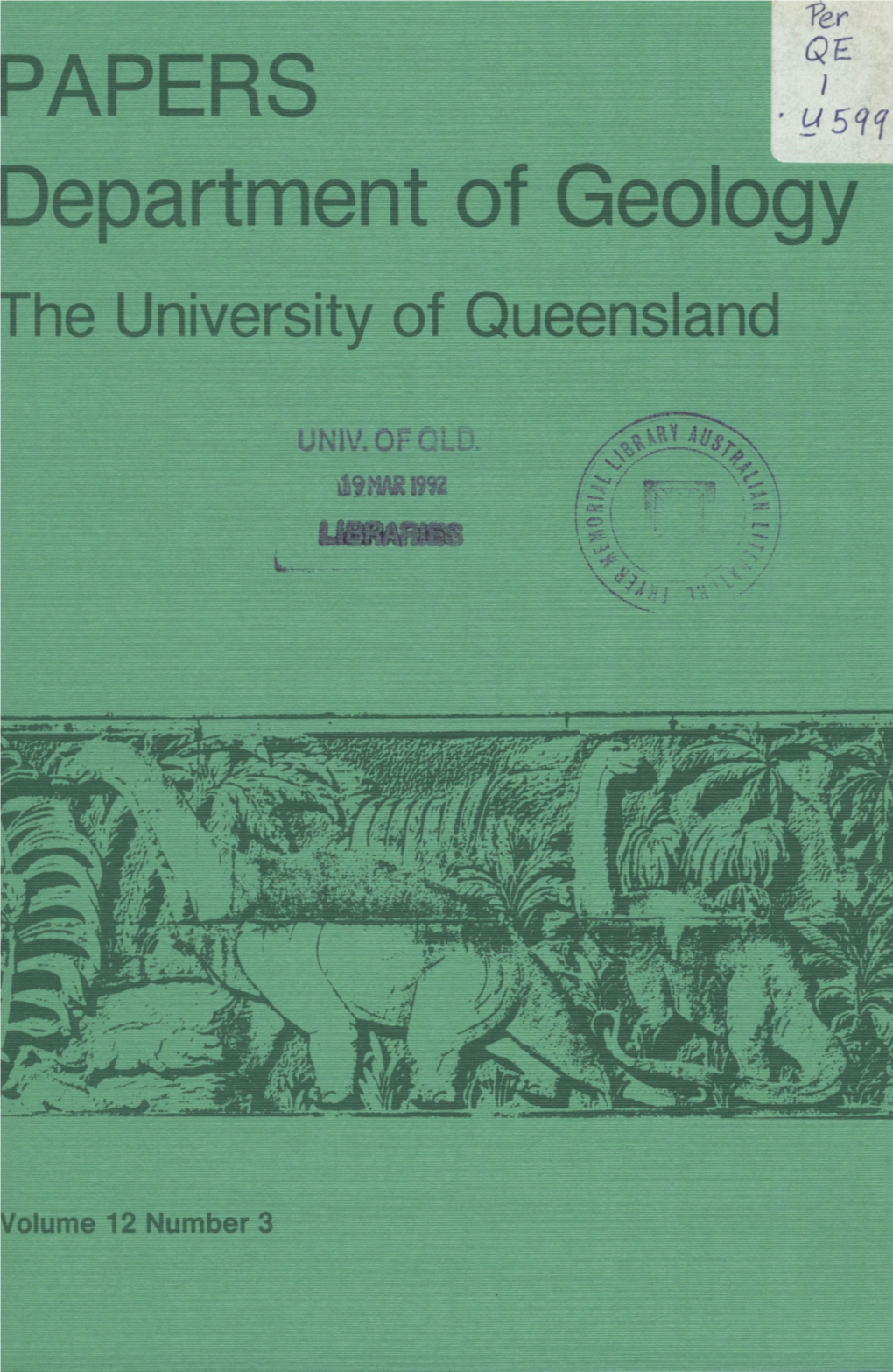 UQ Geology Papers 12 Ns 3