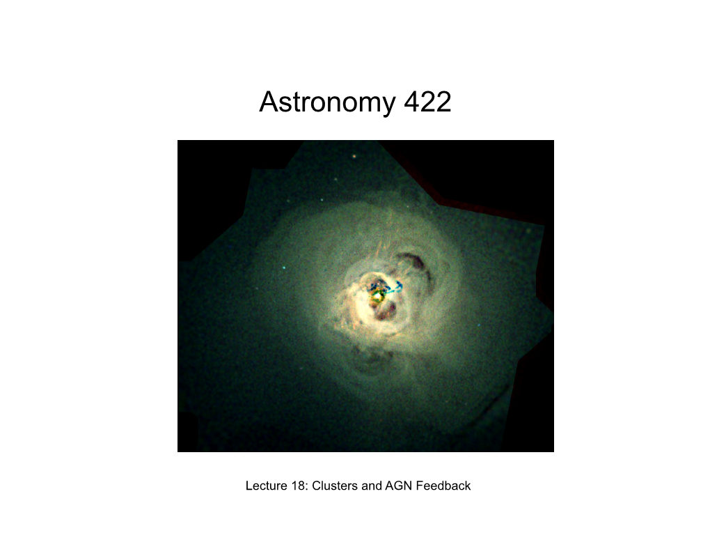 Astronomy 422