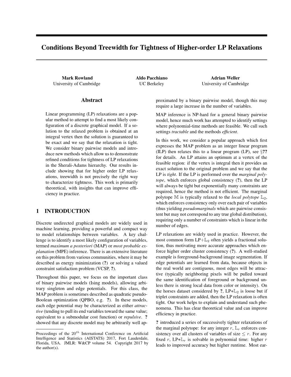 Conditions Beyond Treewidth for Tightness of Higher-Order LP Relaxations