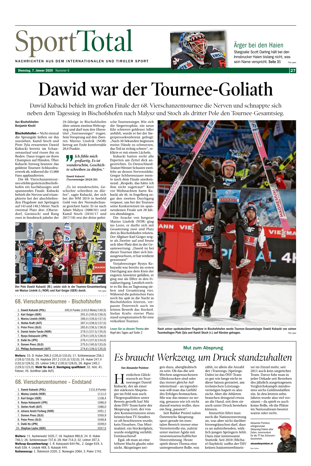 Dawid War Der Tournee-Goliath