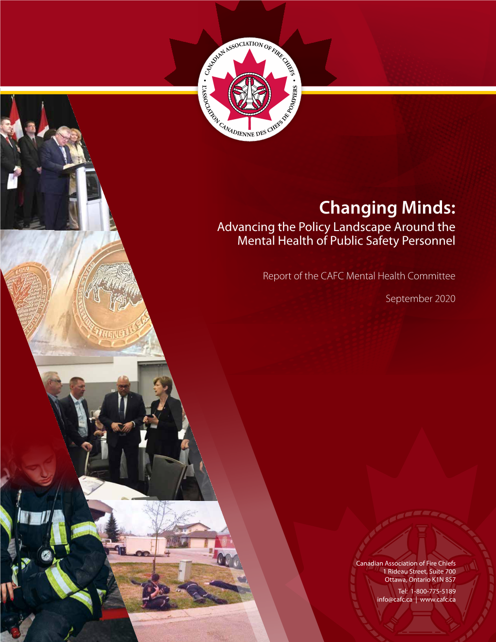 Changing Minds: Advancing the Policy Landscape Around the Mental Health of Public Safety Personnel