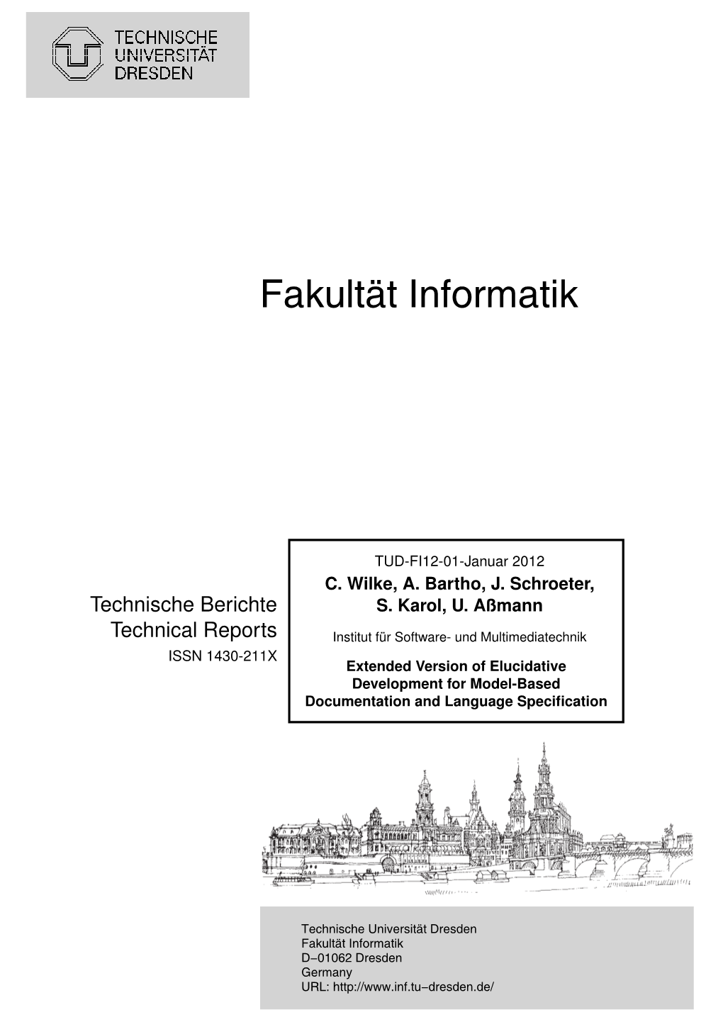 Extended Version of Elucidative Development for Model-Based Documentation and Language Speciﬁcation