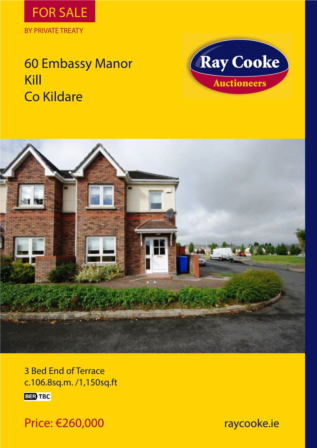 60 Embassy Manor Kill Co Kildare for SALE