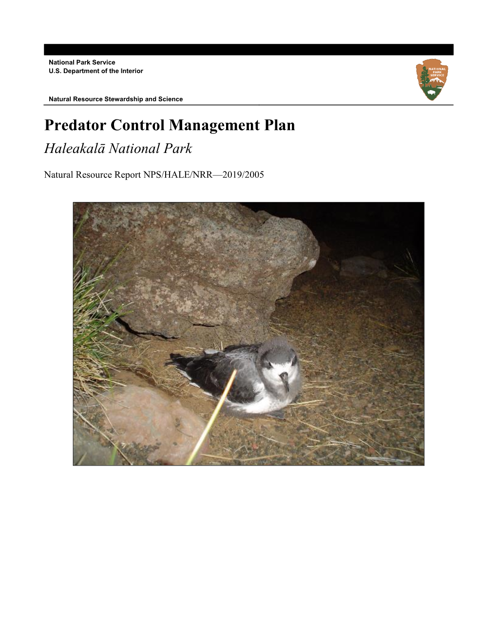 Predator Control Management Plan Haleakalā National Park