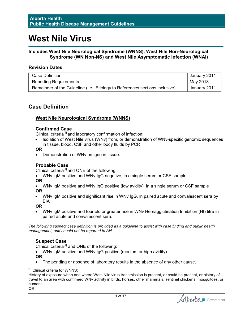 West Nile Virus