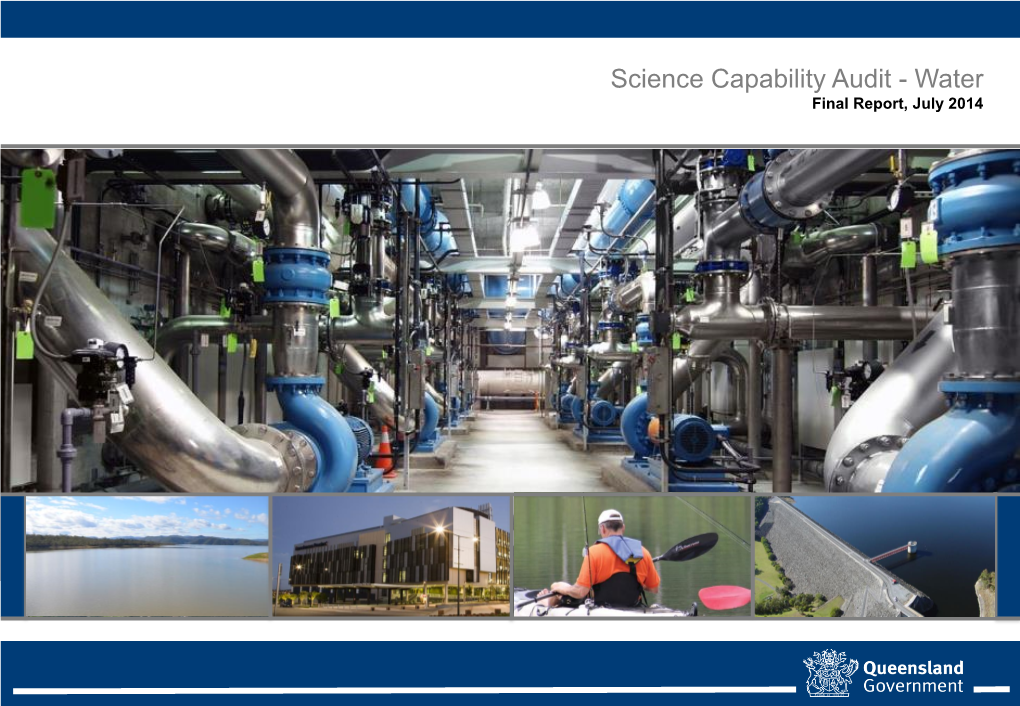 Science Capability Audit – Water