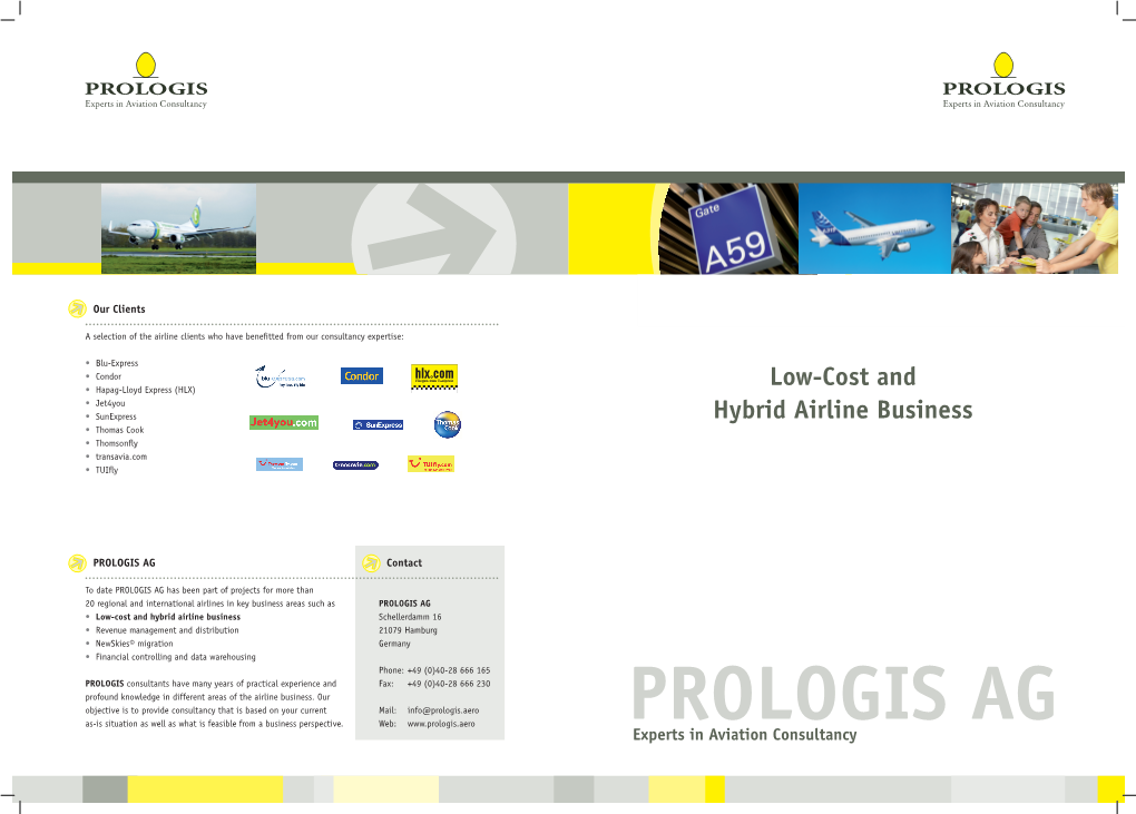 Low-Cost and Hybrid Airline Business